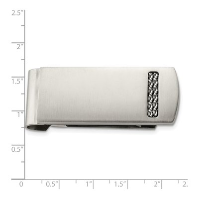 Stainless Steel Brushed Money Clip – view 6