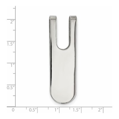 Stainless Steel Polished Money Clip – view 4