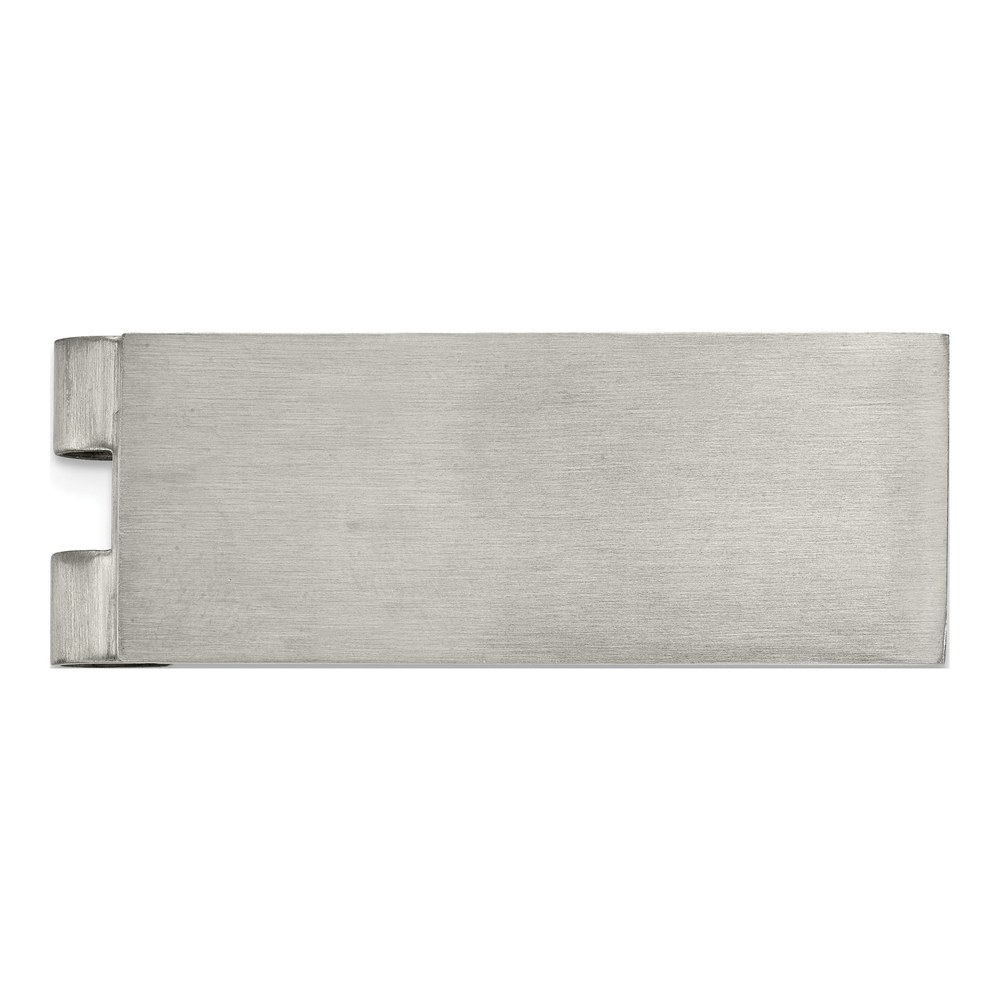 Men's Chisel Stainless Steel Brushed Money Clip