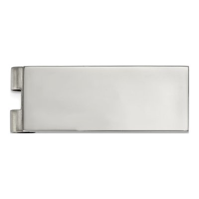 Stainless Steel Polished Money Clip