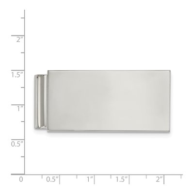 Men's Stainless Steel Polished Money Clip – view 4