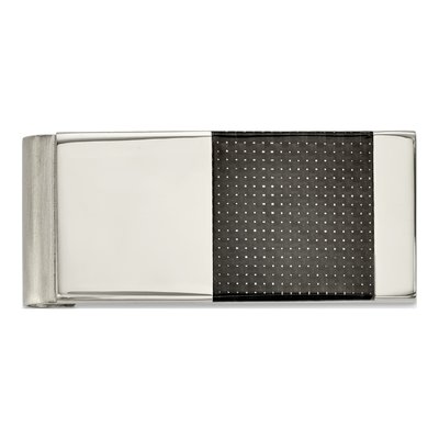 Men's Stainless Steel Carbon Fiber Money Clip