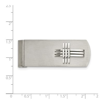 Stainless Steel Cross Money Clip for Men – view 4