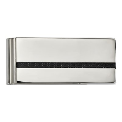Stainless Steel Carbon Fiber Money Clip