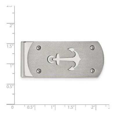 Stainless Steel Anchor Money Clip – view 4
