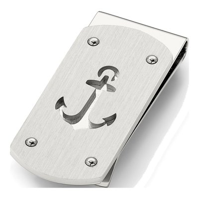 Stainless Steel Anchor Money Clip – view 5