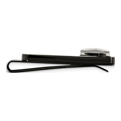 Steel Compass Money Clip, Black IP – view 3