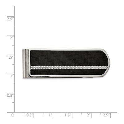 Men's Stainless Steel Carbon Fiber Money Clip – view 4