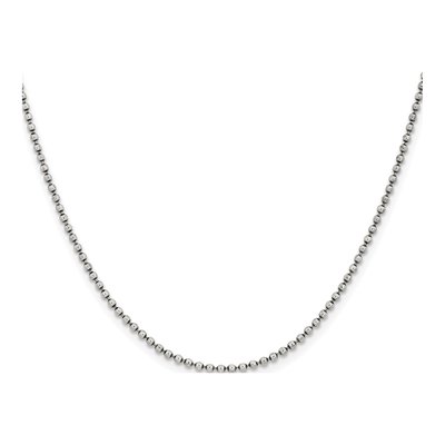 Stainless Steel 2mm Ball Bead Chain – view 3