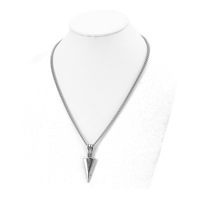 Stainless Steel Dagger Pendant Necklace – view 6