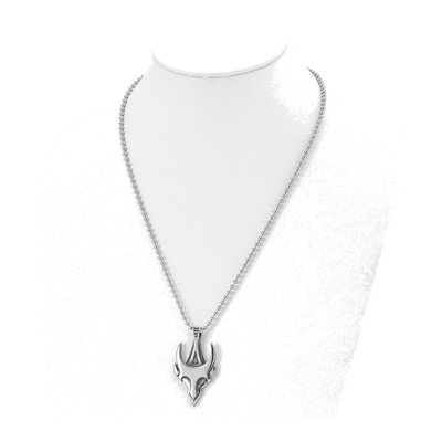 Stainless Steel Skull Pendant Necklace – view 6