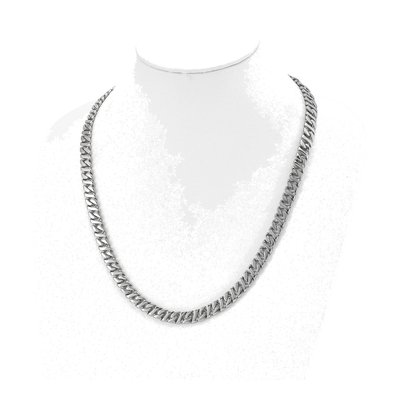 Men's Stainless Steel 9mm Curb Chain – view 7