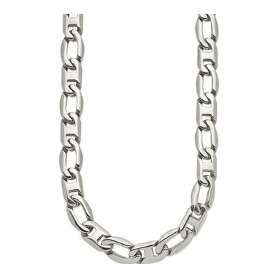 Men's Stainless Steel 12mm Anchor Link Open Chain – view 5