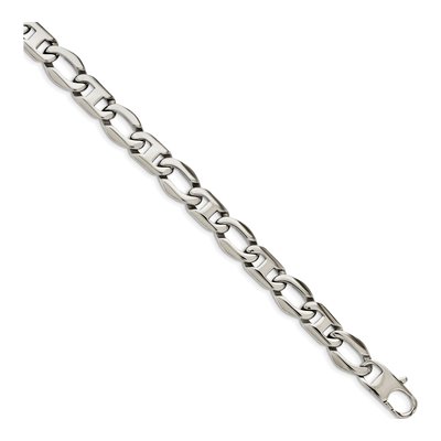 Men's Stainless Steel 12mm Anchor Link Open Chain – view 6