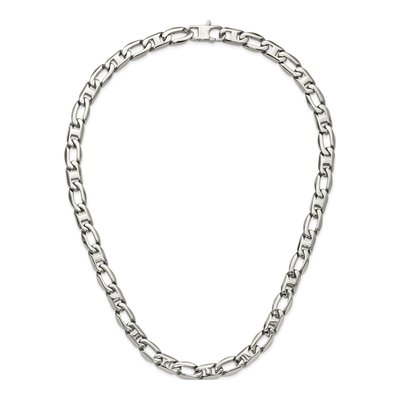 Men's Stainless Steel 12mm Anchor Link Open Chain – view 8