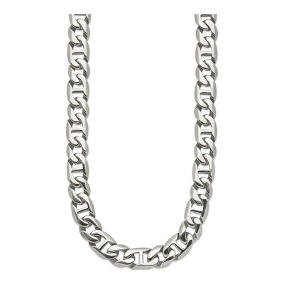 Men's Stainless Steel 9mm Anchor Chain – view 5