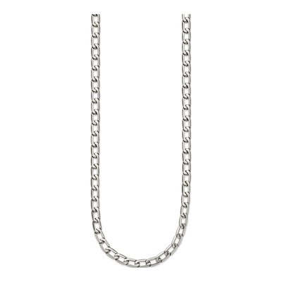 Men's Stainless Steel 11mm Open Curb Chain – view 5