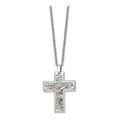 Stainless Steel Crucifix Pendant Necklace – view 5