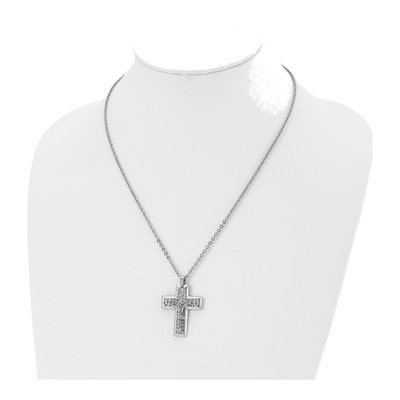 Stainless Steel Crucifix Pendant Necklace – view 6
