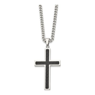Stainless Steel Cross Pendant Necklace