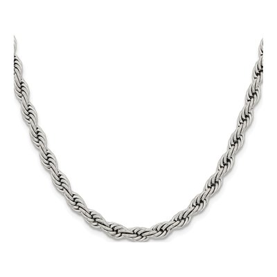 Stainless Steel 6mm Rope Chain – view 3