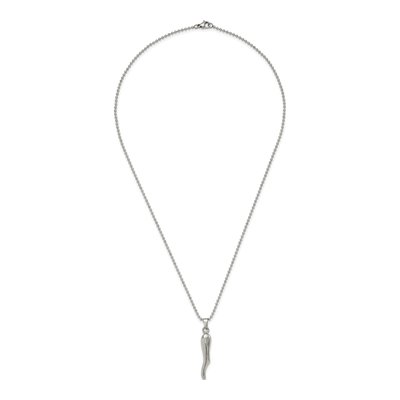 Stainless Steel Horn Pendant Necklace – view 7