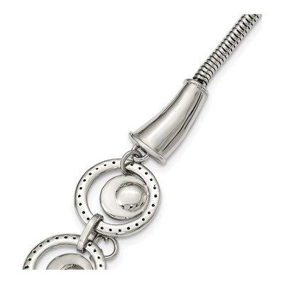 Stainless Steel Multi-Circle Necklace – view 4