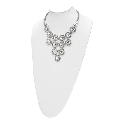 Stainless Steel Multi-Circle Necklace – view 6