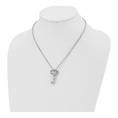 Stainless Steel Key Pendant Necklace – view 5