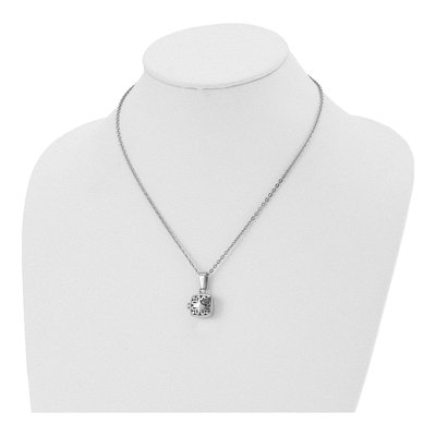 Stainless Steel Prayer Box Pendant Necklace – view 6