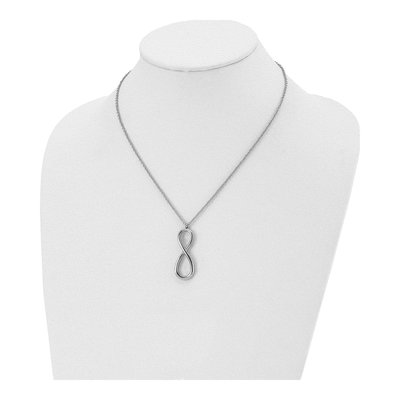 Stainless Steel Infinity Pendant Necklace – view 5