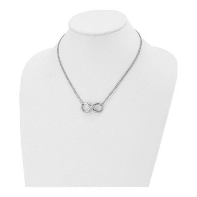 Stainless Steel Infinity Pendant Necklace – view 5