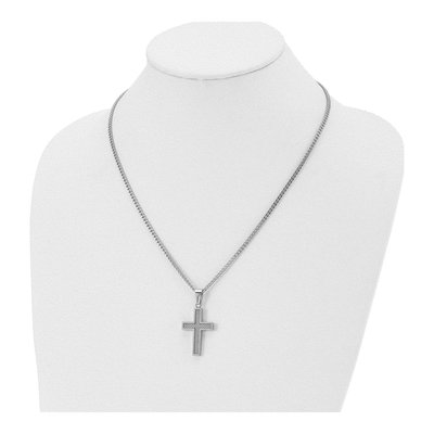Stainless Steel Cross Pendant Necklace – view 5