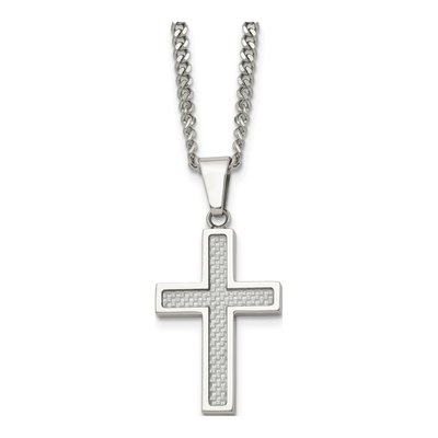 Stainless Steel Cross Pendant Necklace