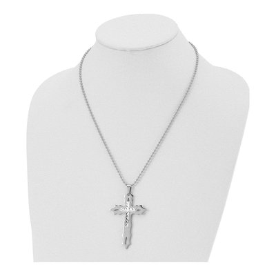 Stainless Steel Cross Pendant Necklace – view 5
