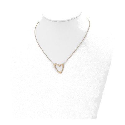 Stainless Steel IP Heart Pendant Necklace – view 5