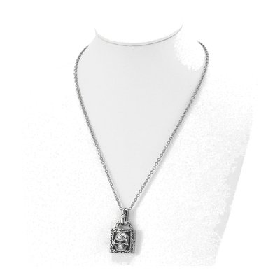 Stainless Steel Skull Pendant Necklace – view 5