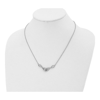 Stainless Steel Infinity Symbols Pendant Necklace – view 5