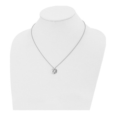 Stainless Steel Circle of Hearts Necklace – view 5
