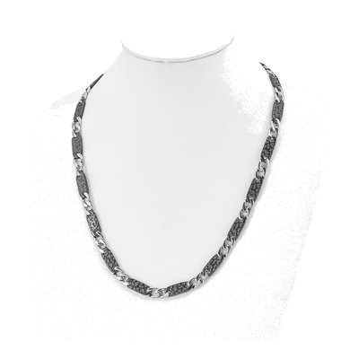 Men's Black Stainless Steel 9mm Link Chain – view 6