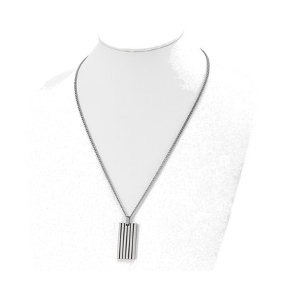 Stainless Steel Dog Tag Pendant Necklace – view 5