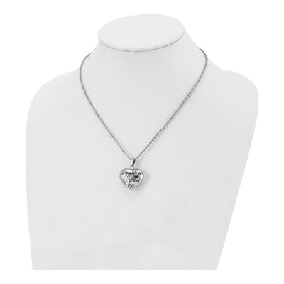 Stainless Steel Enameled Dream Heart Pendant Necklace – view 5