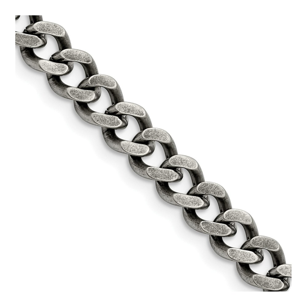 Men's Stainless Steel 7.5mm Curb Chain