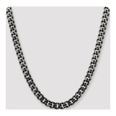 Men's Stainless Steel 9.25mm Curb Chain – view 5