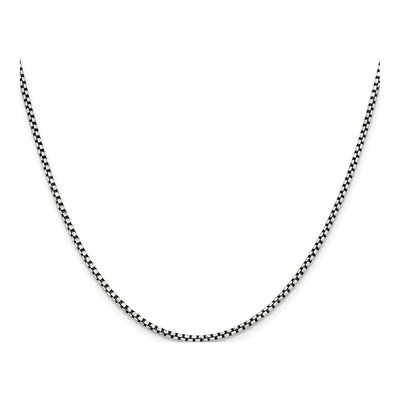 Stainless Steel 2.25mm Box Chain – view 3