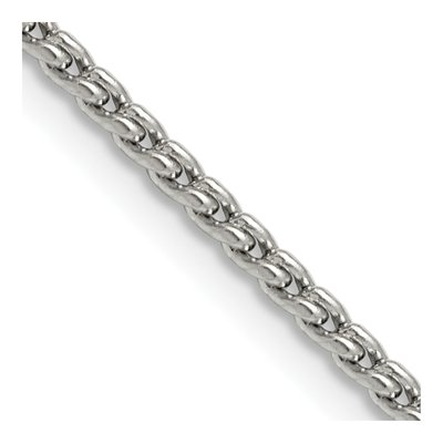 Stainless Steel 2.5mm Fancy Wheat Chain