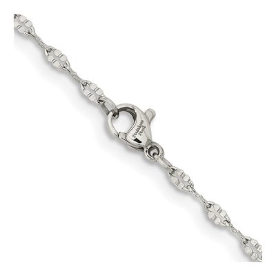 Stainless Steel 2.5mm Fancy Link Chain – view 4