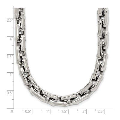 Men's Stainless Steel 7mm Link Chain – view 5
