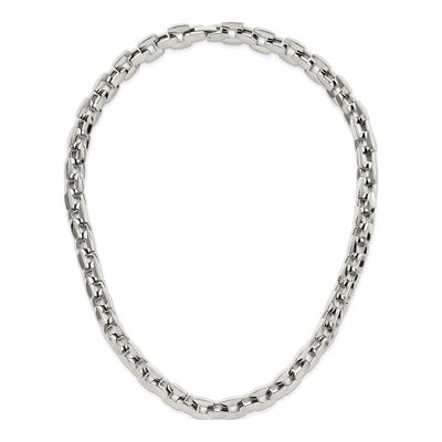 Men's Stainless Steel 8mm Square Cable Chain – view 7