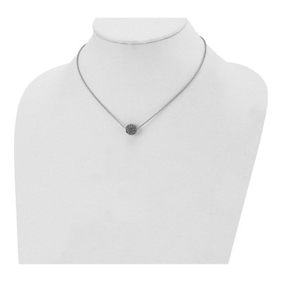 Stainless Steel Crystal Enamel Pendant Necklace – view 5